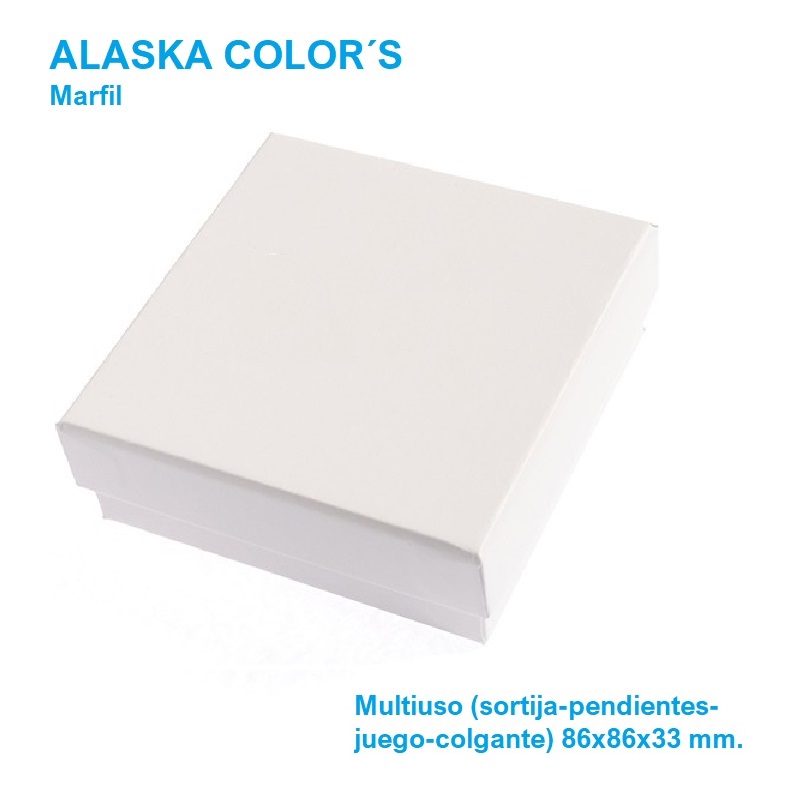 Alaska MARFIL multiuso 86x86x33 mm.